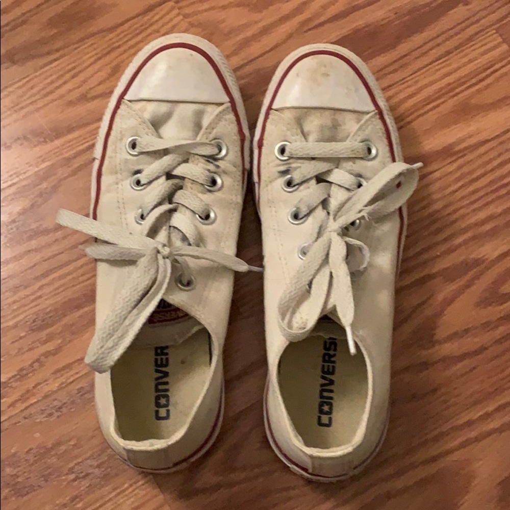 White Converse All Stars